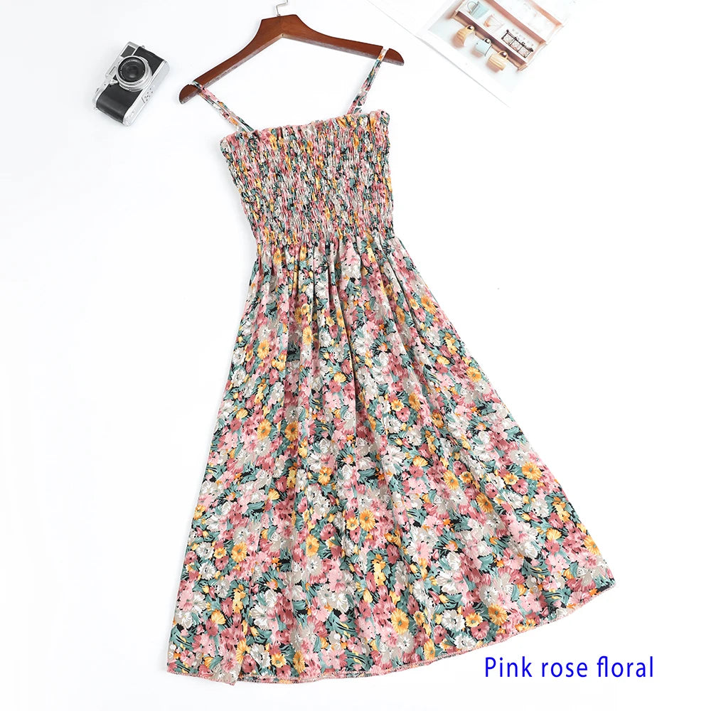 Women's Chiffon Spaghetti Strap Mini Dress