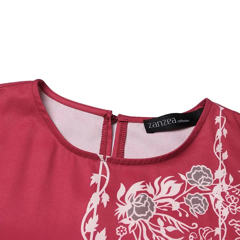 Women's Elegant Floral Kaftan Dress