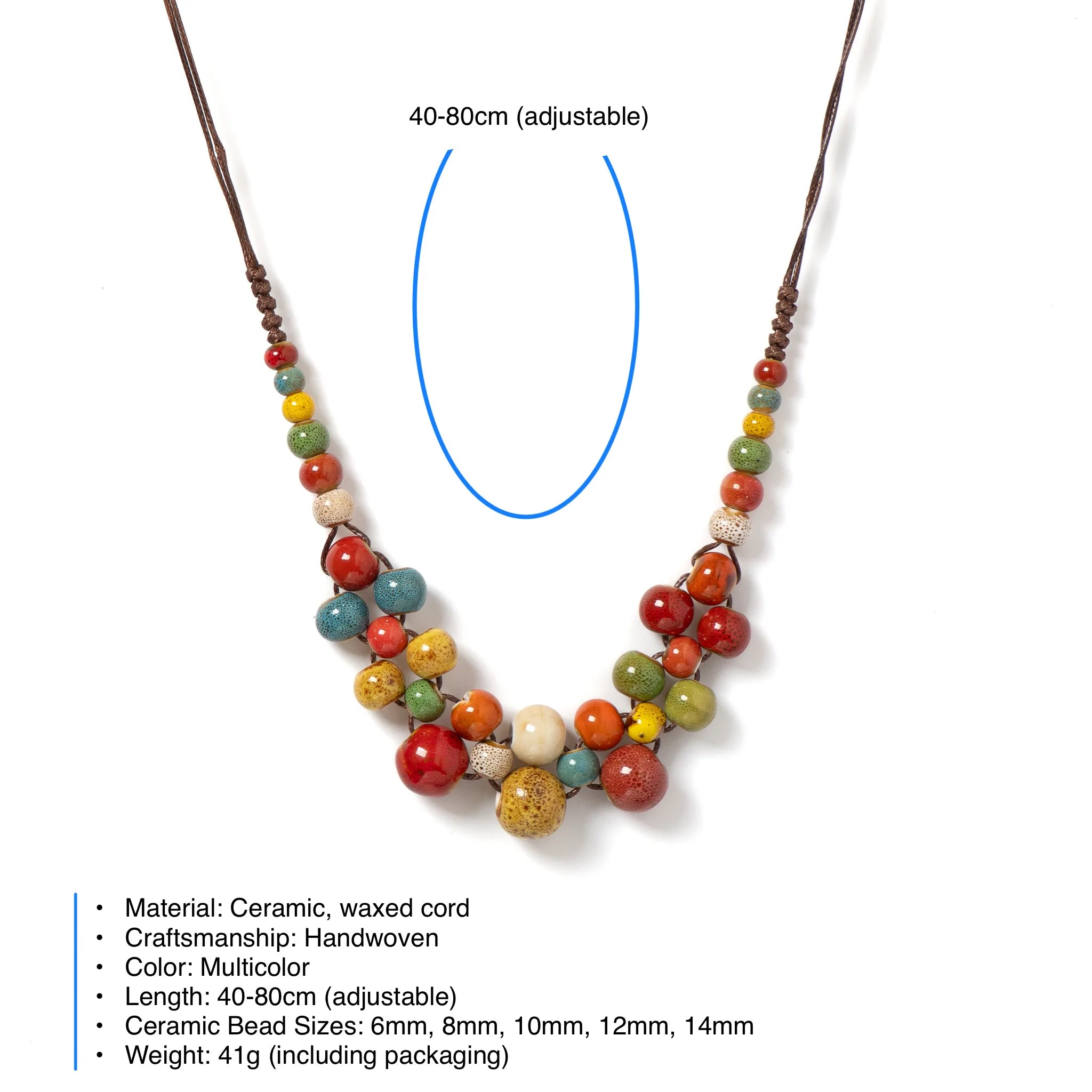Handmade Ceramic Statement Necklace