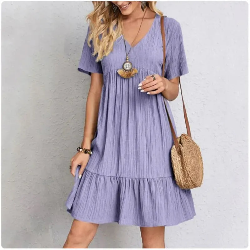 Women Summer Peplum Dresses