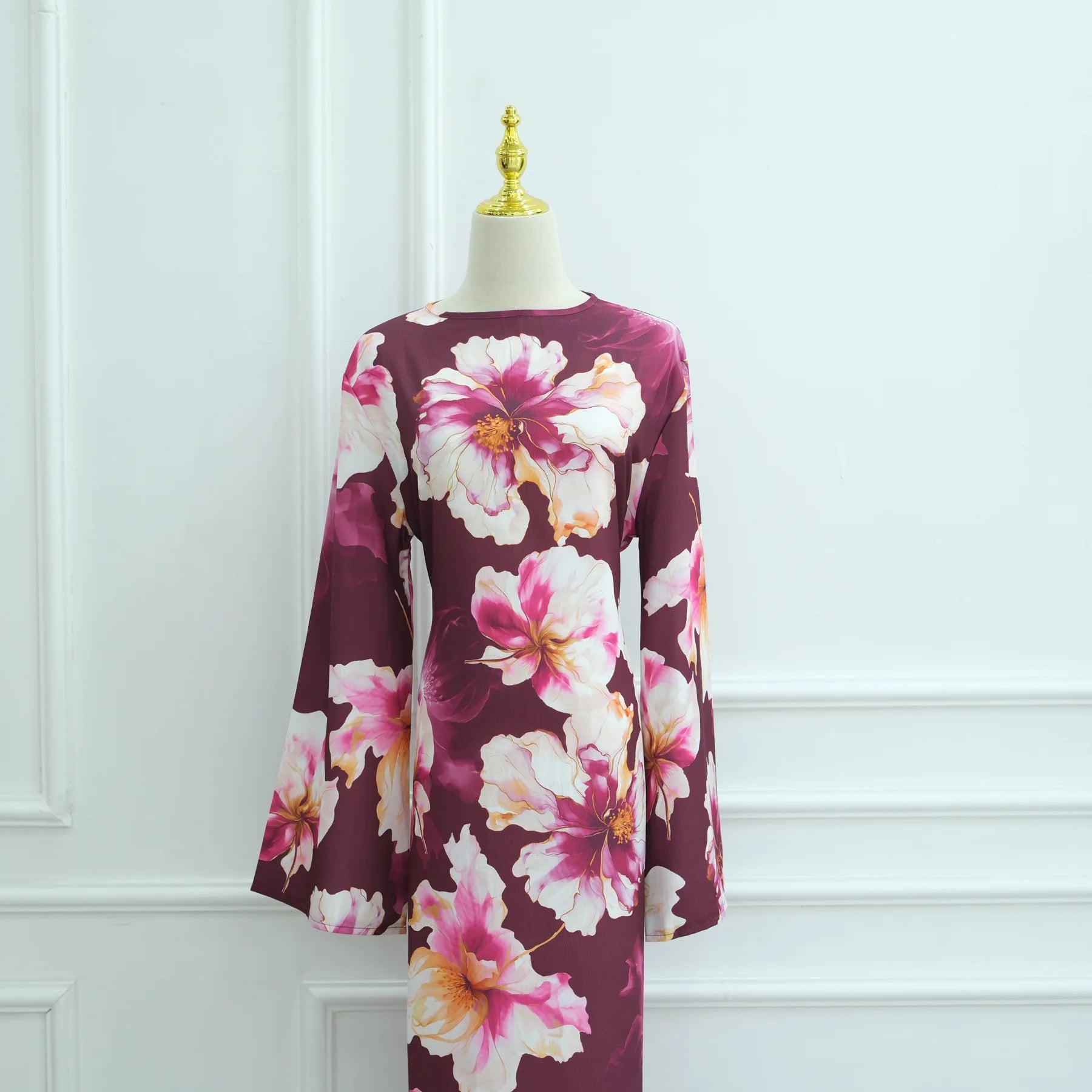 Turkish-Inspired Printed Kaftan