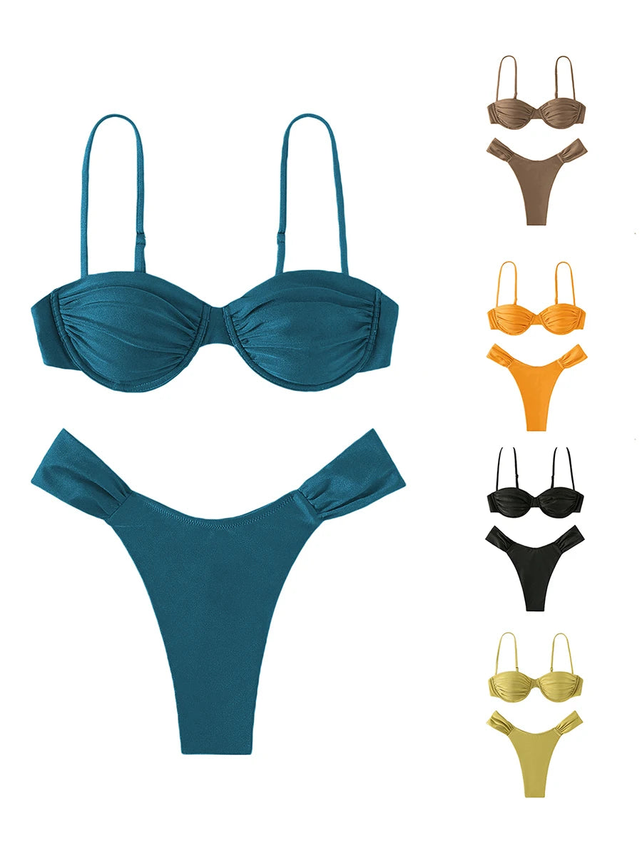 Women's Swim Bra & Shorts Set