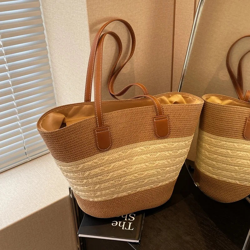 Straw bag bag women's summer