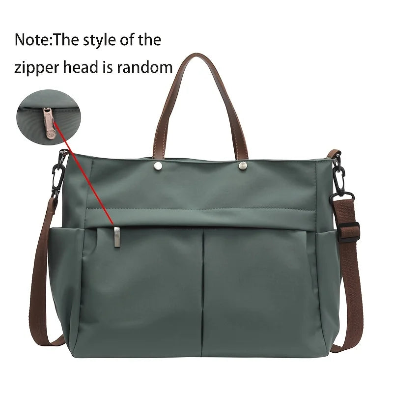 Multi-Pocket Tote Bag