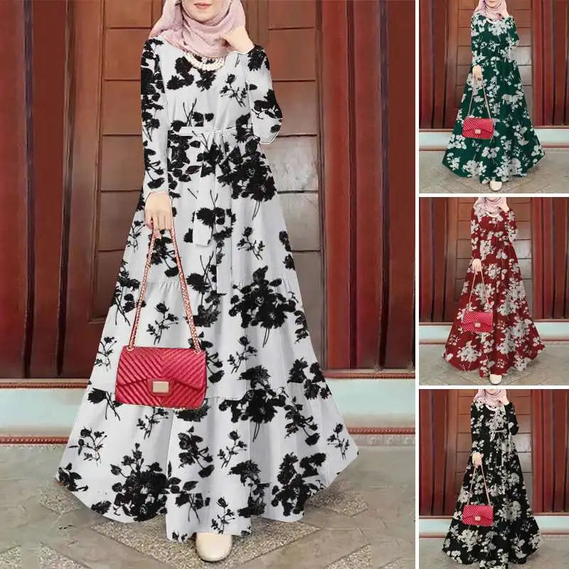 Long Sleeve Modest Holiday Dress