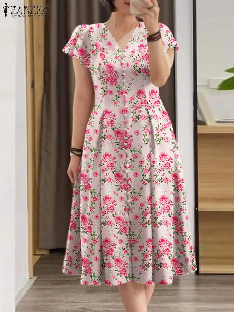 Women's Floral Holiday Sundress