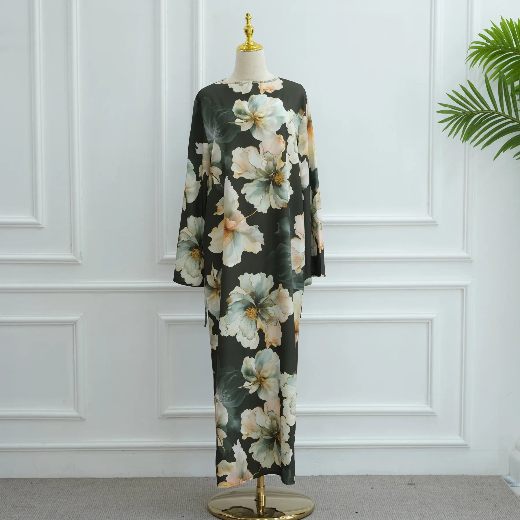 Turkish-Inspired Printed Kaftan