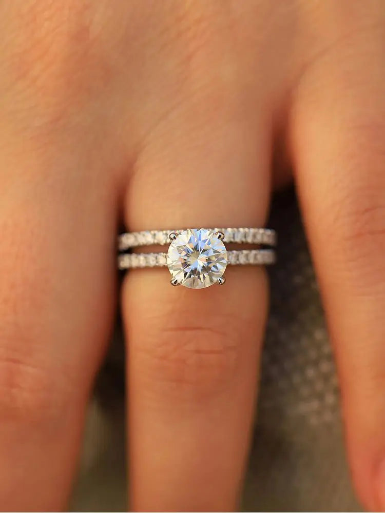 High Sparkle Silver Ring