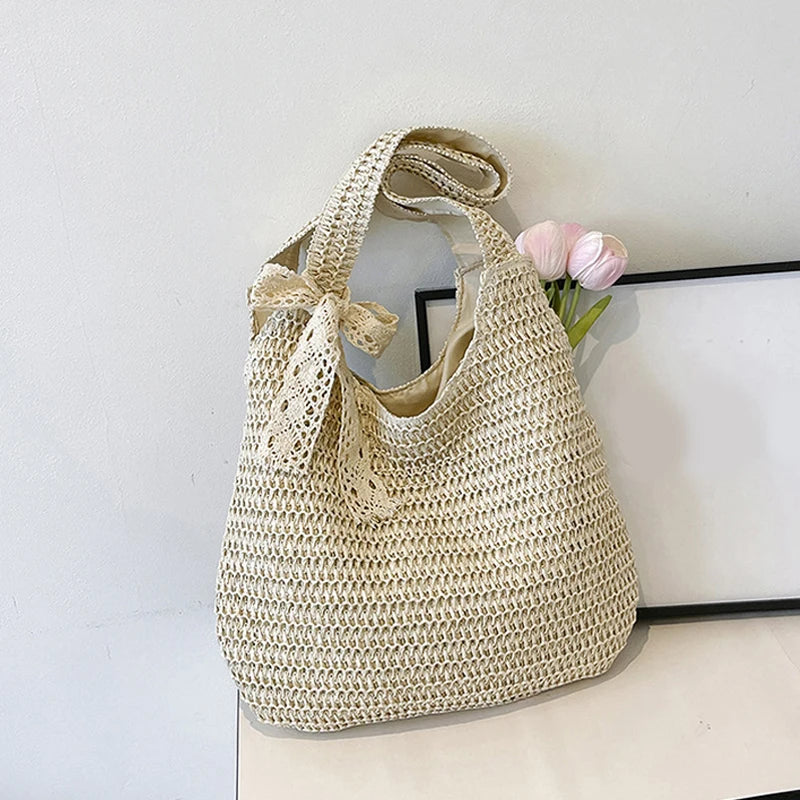 Fashion Rattan Women Shoulder Bags