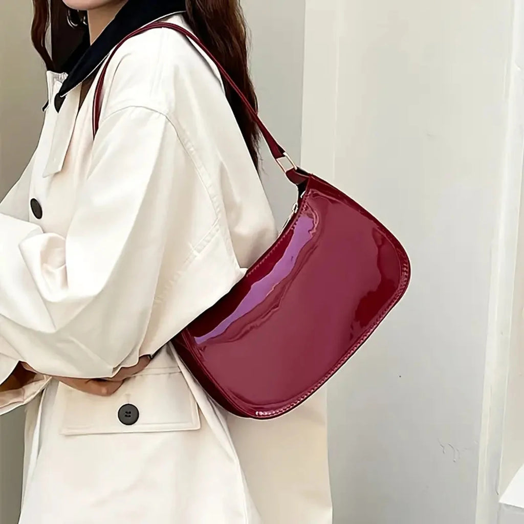 Red high-end bag for women
