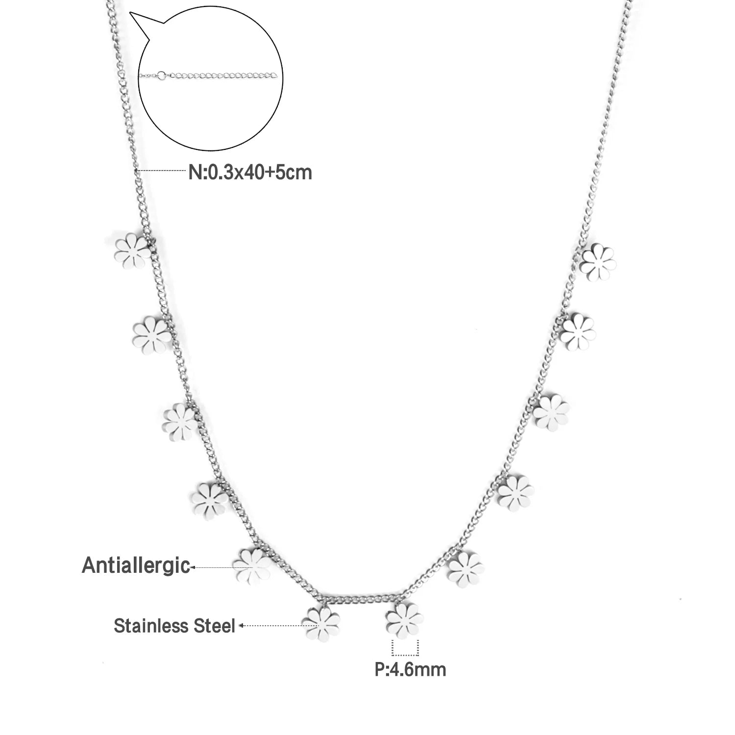 Golden Star Heart Necklace