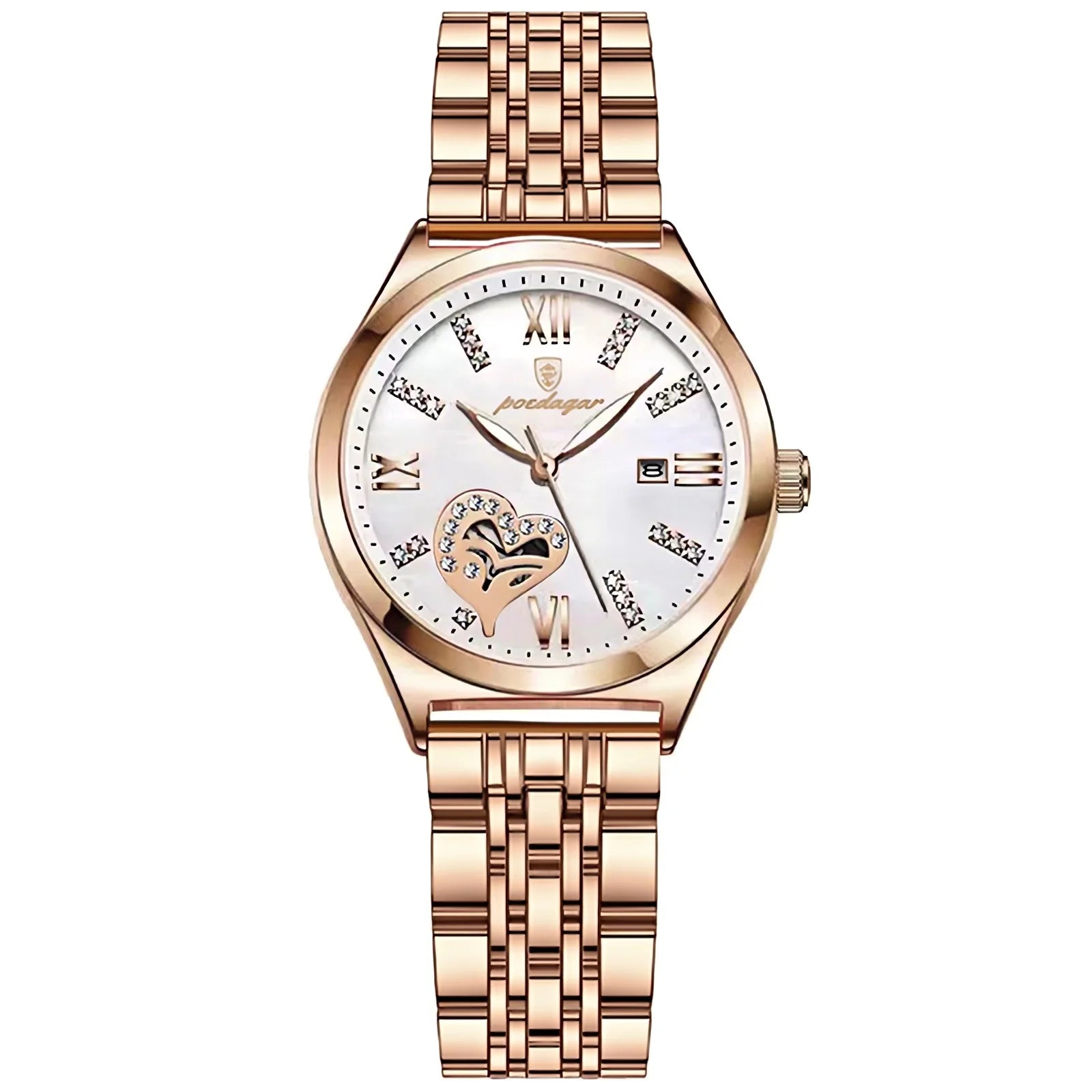 Elegant Stainless Steel Ladies Watch