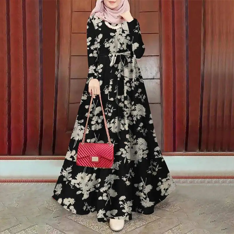 Long Sleeve Modest Holiday Dress