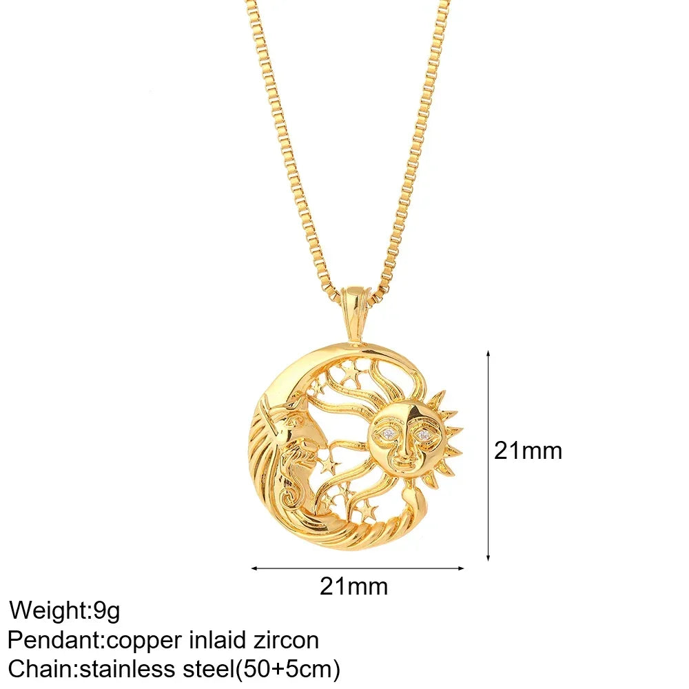 Multi-Charm Pendant Necklace