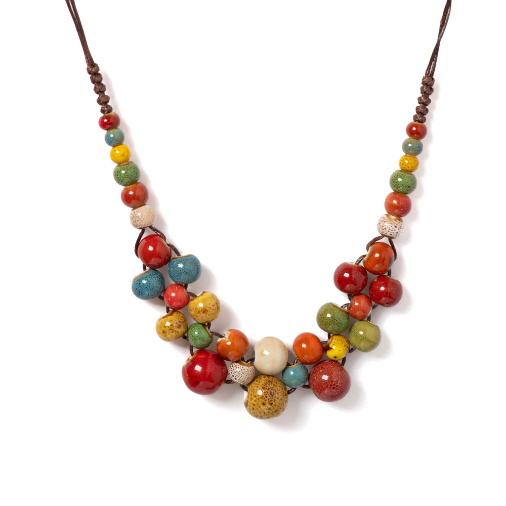 Handmade Ceramic Statement Necklace