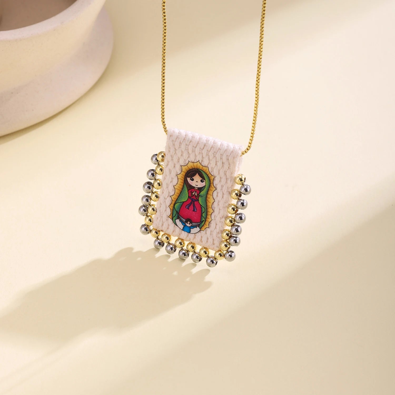 Catholic Sacred Heart Necklace
Virgin Mary Pendant Necklace