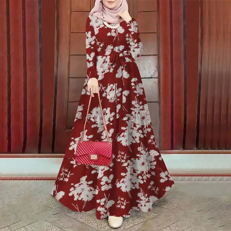 Long Sleeve Modest Holiday Dress