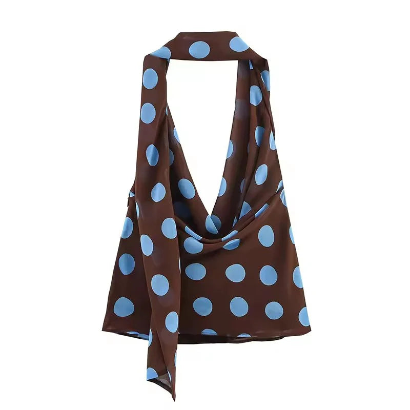Women's Polka Dot Two-Piece Set