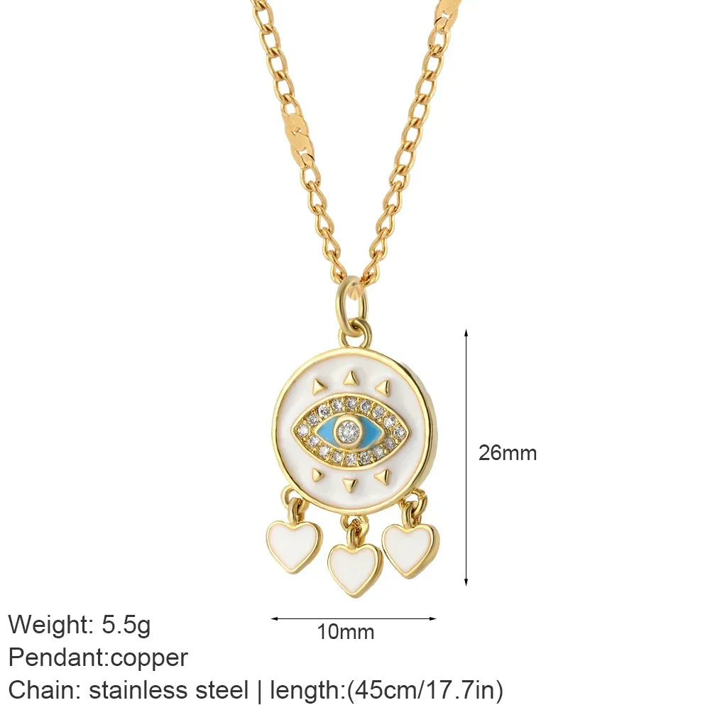 Multi-Charm Pendant Necklace