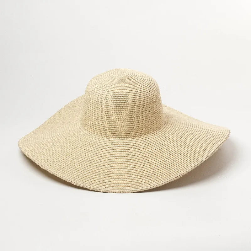 Summer Solid Color  Sun Hat Ladies Beach