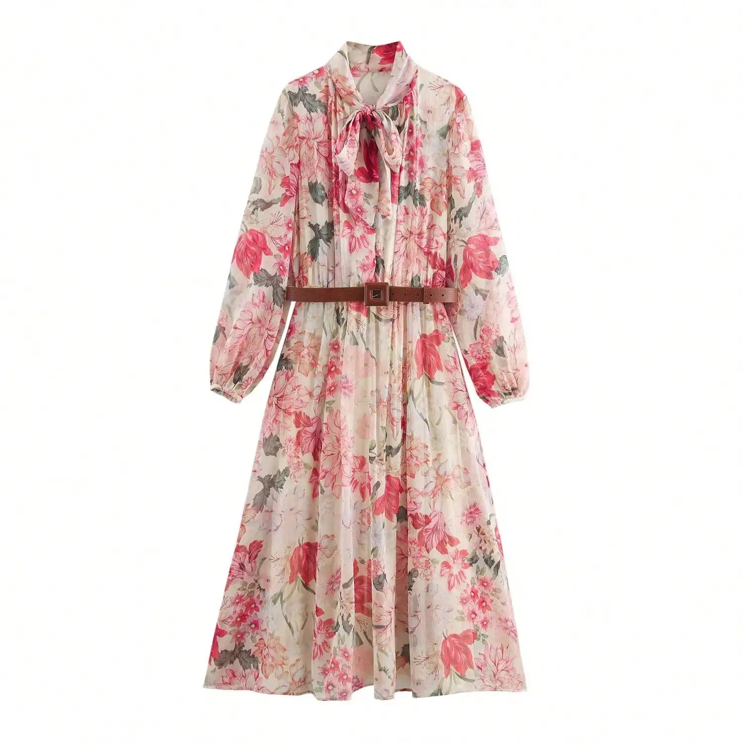 Feminine Floral Occasion Dress