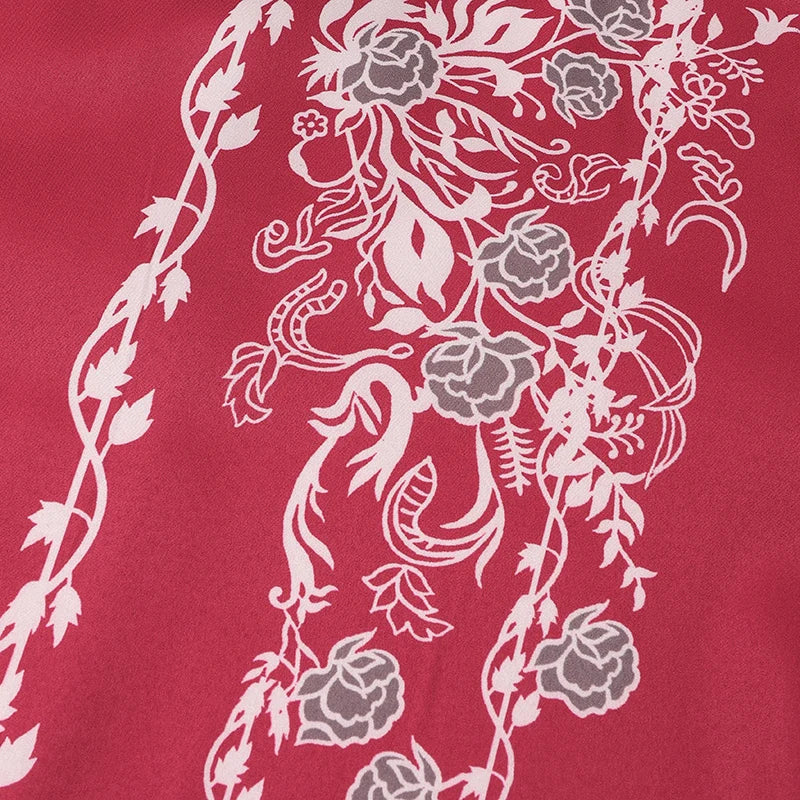 ZANZEA Vintage Floral Bohemian Maxi Dress