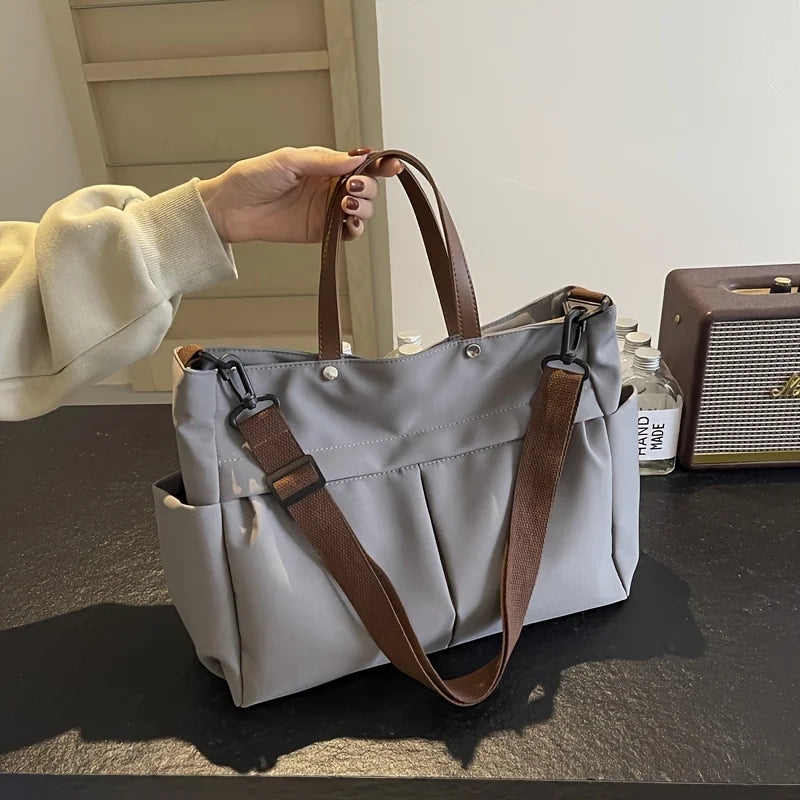 Multi-Pocket Tote Bag