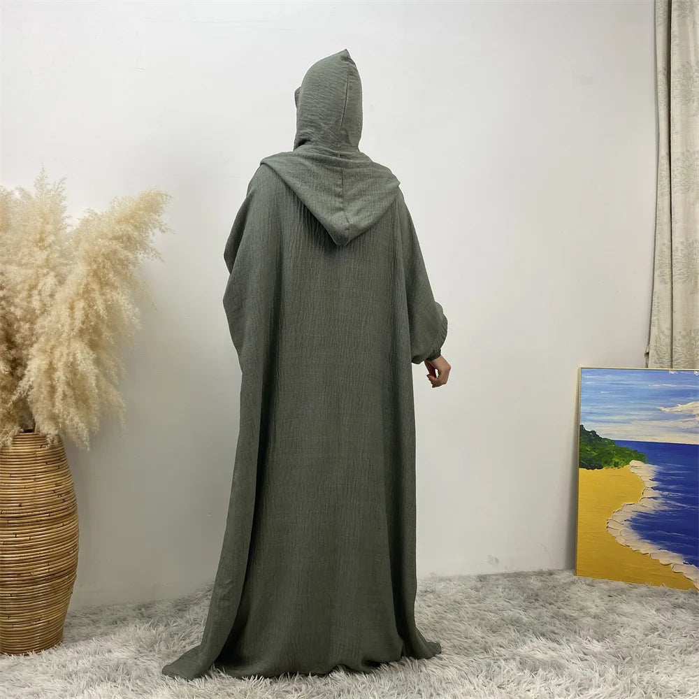 Women's Solid Color Jalabiya Dress