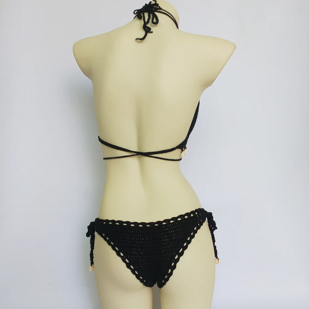 Crochet Beachwear Ensemble