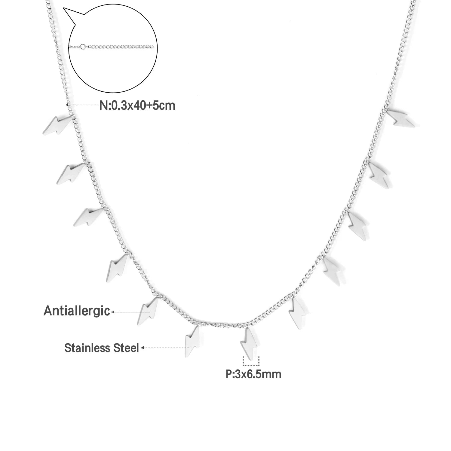 Golden Star Heart Necklace