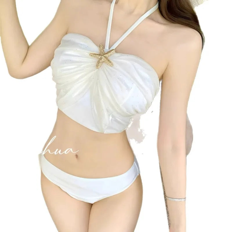 Watercolor Bikini Three-Piece Set