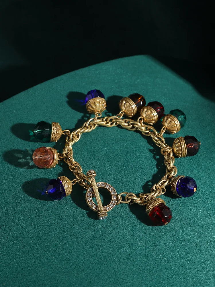 Elegant Crystal Link Bracelet