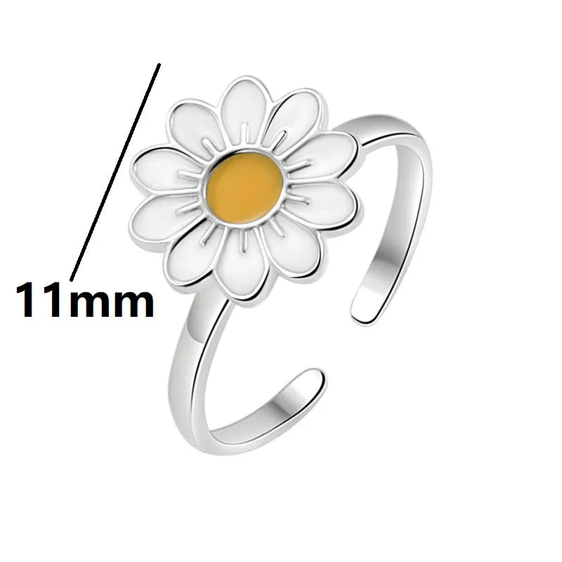 Floral Spinner Knuckle Ring