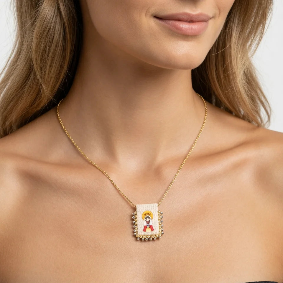 Catholic Sacred Heart Necklace
Virgin Mary Pendant Necklace