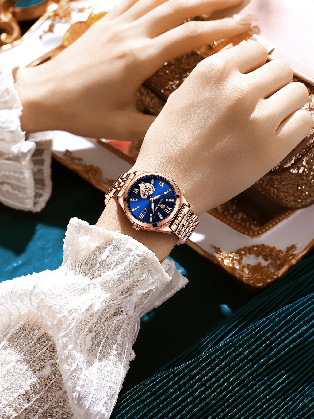 Elegant Stainless Steel Ladies Watch