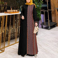 Women's Ethnic Printed Abaya Dress