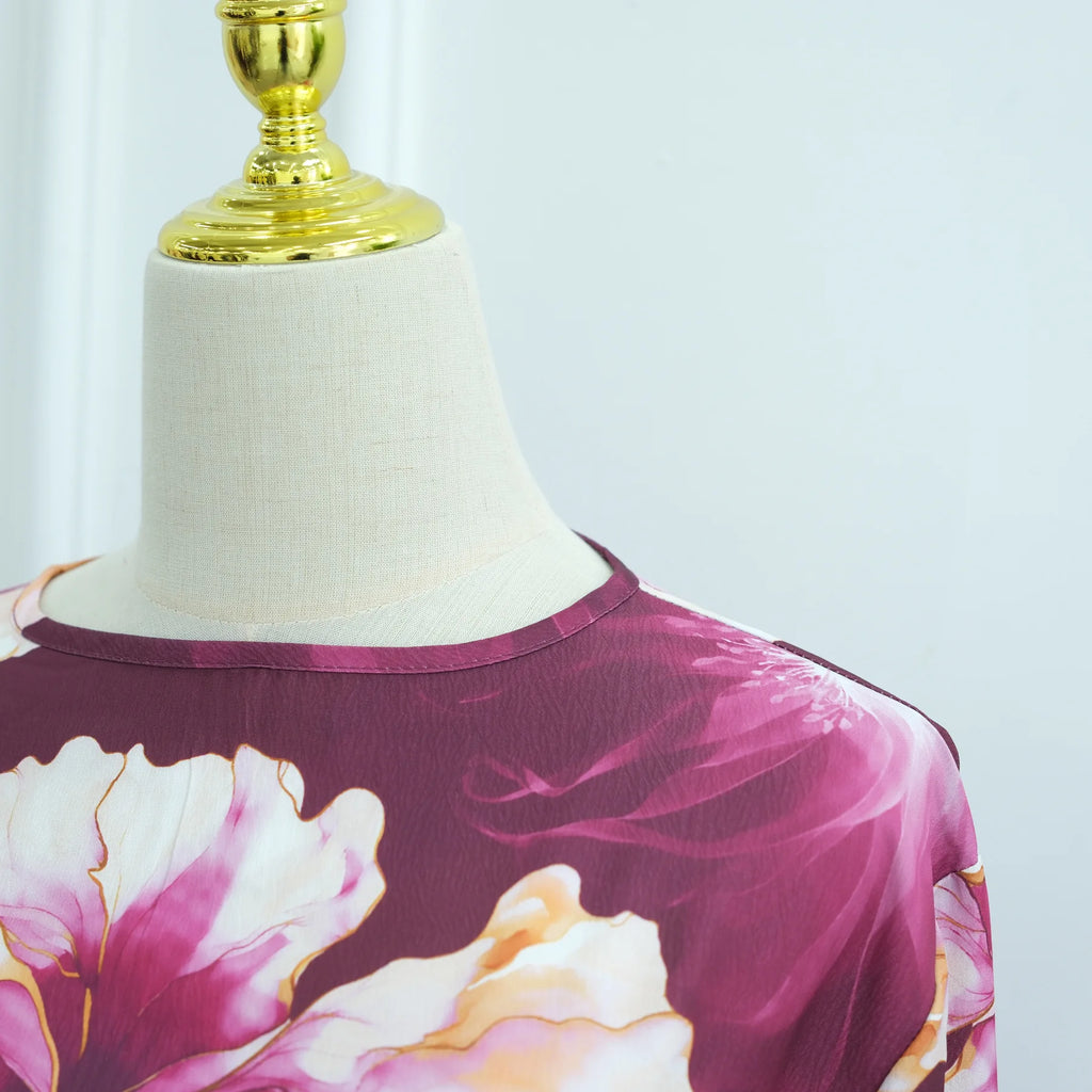 Turkish-Inspired Printed Kaftan