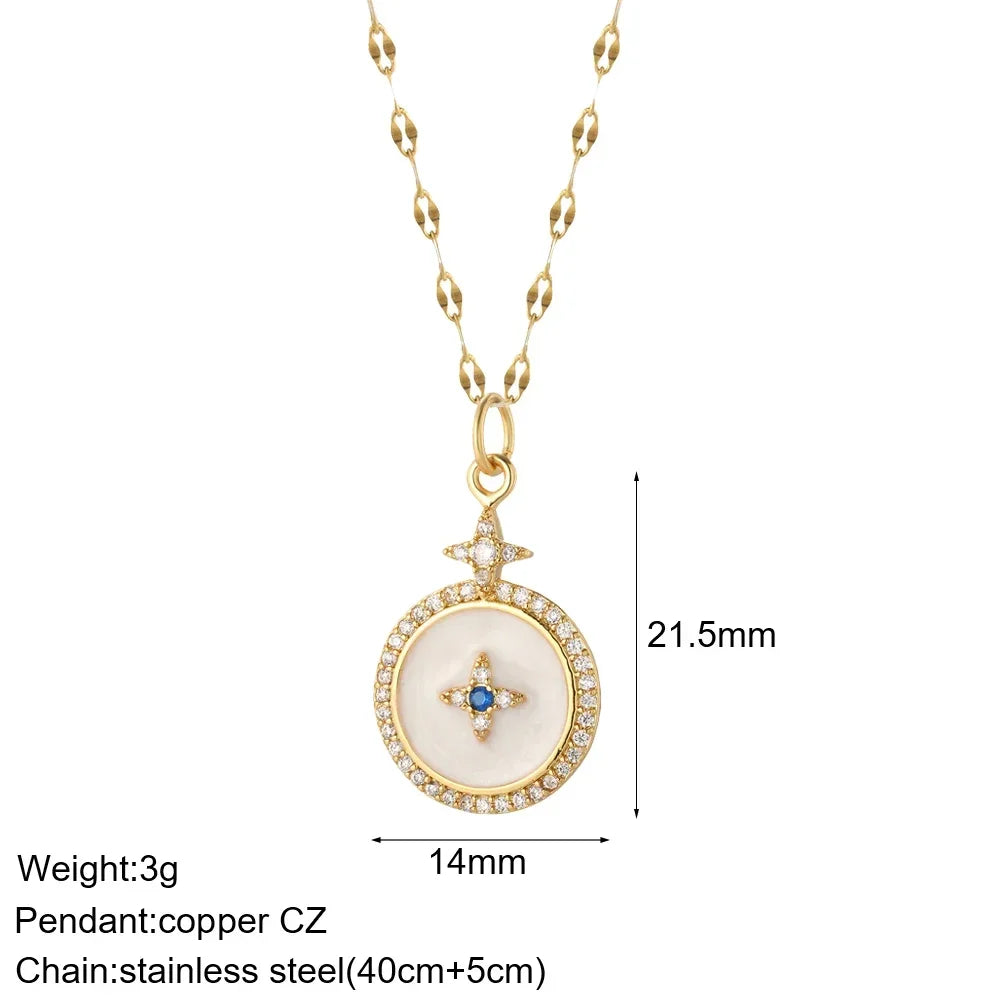 Multi-Charm Pendant Necklace