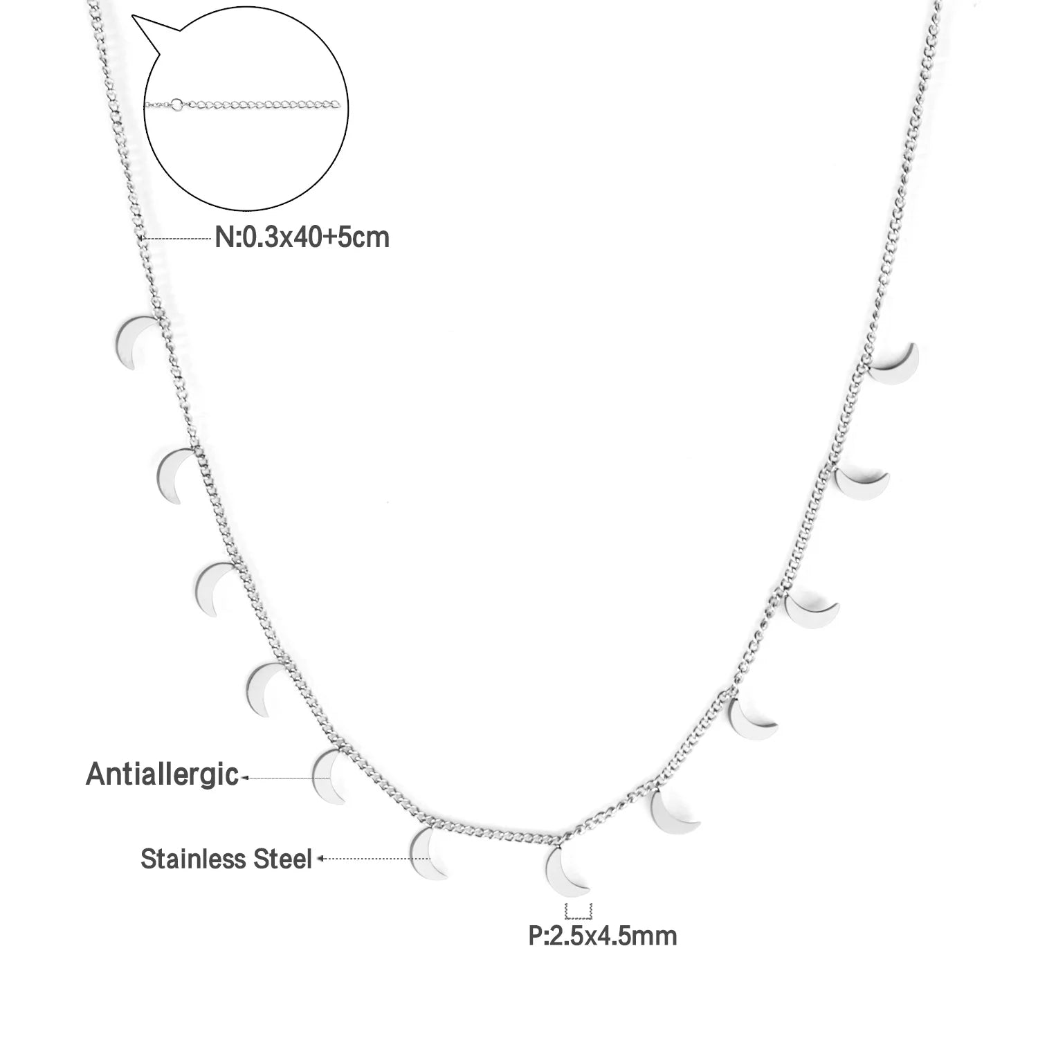 Golden Star Heart Necklace