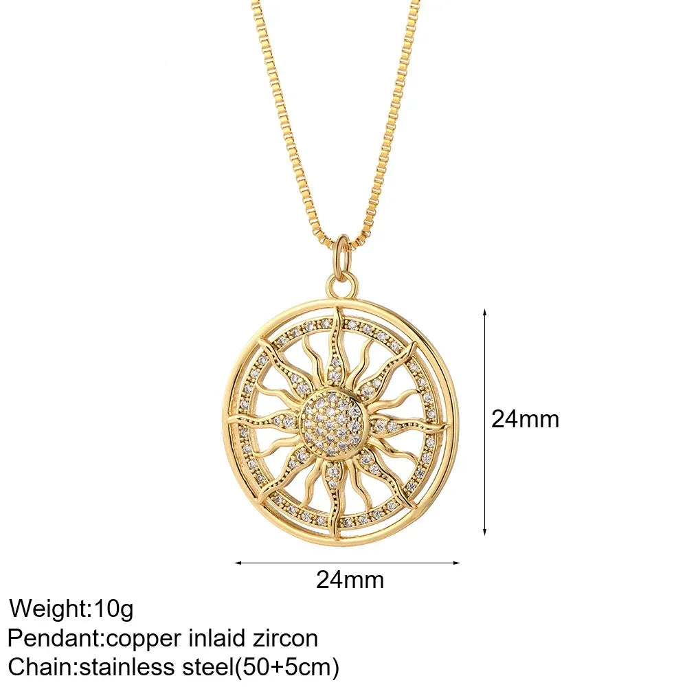 Multi-Charm Pendant Necklace