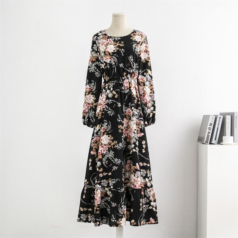 Women's Loose Fit Muslim Maxi Dress