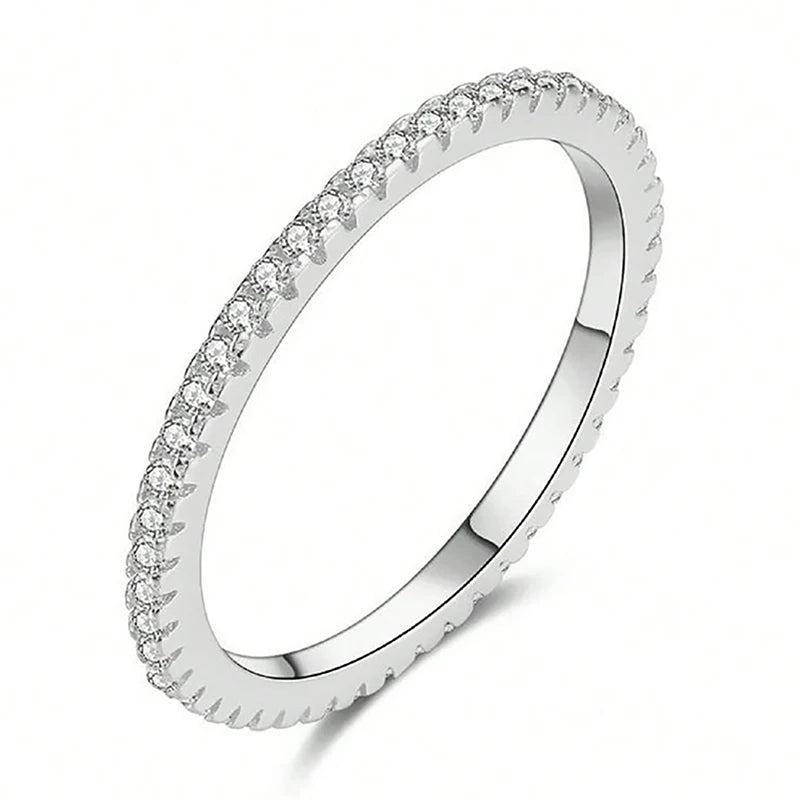 High Sparkle Silver Ring