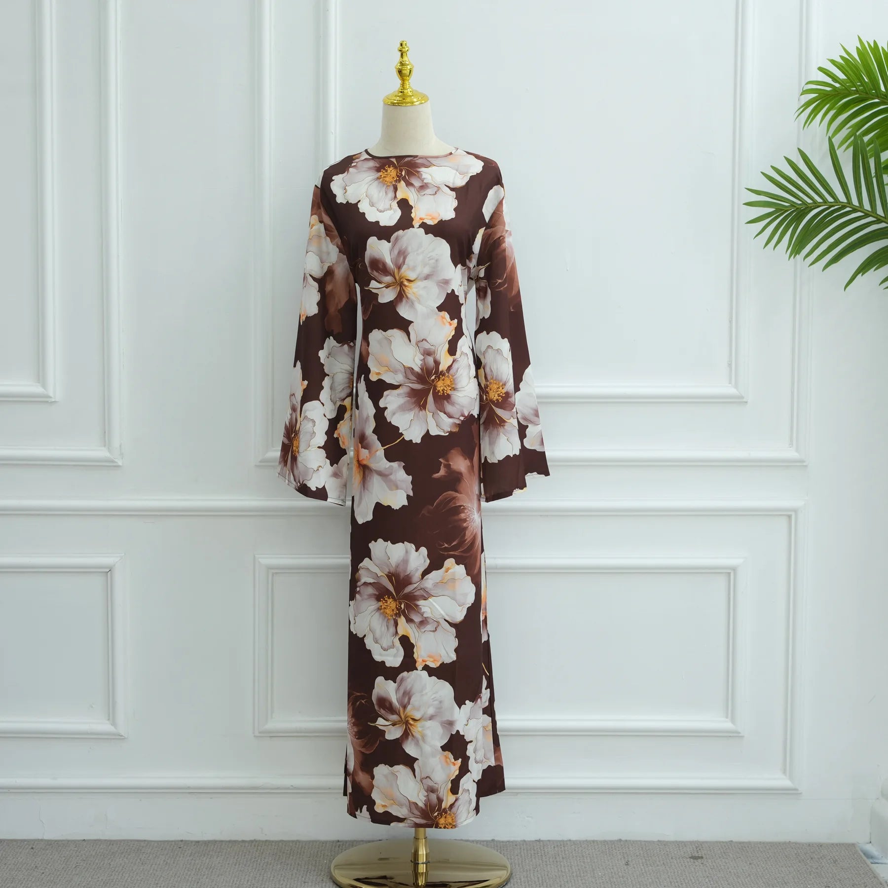 Turkish-Inspired Printed Kaftan