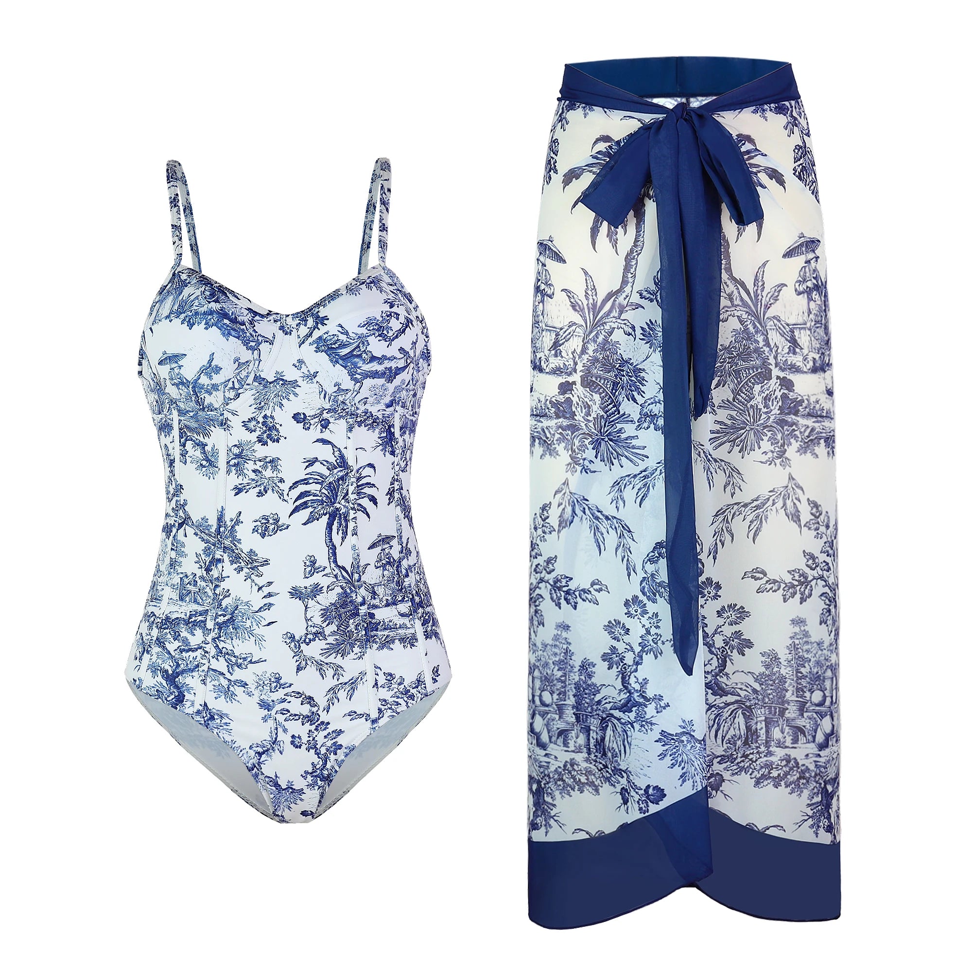 Two-Piece Bikini & Cover-Up