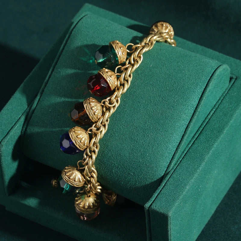 Elegant Crystal Link Bracelet