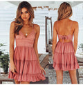 Sleeveless Lace Strap Dress