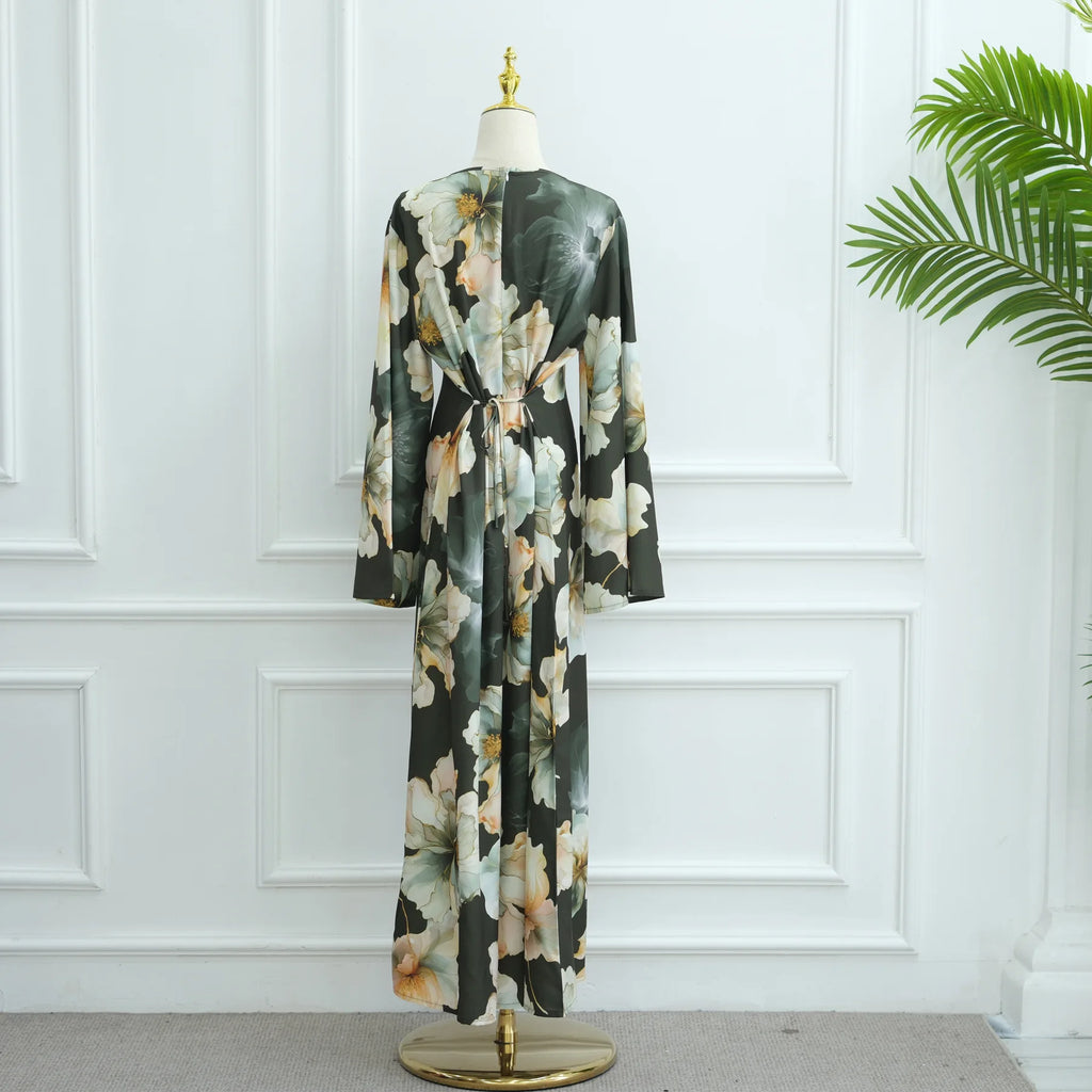 Turkish-Inspired Printed Kaftan