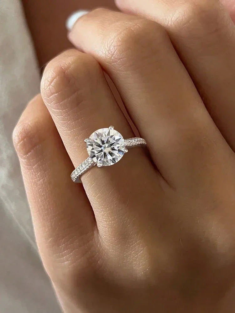 High Sparkle Silver Ring