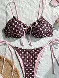 Classic Polka Dot Beachwear