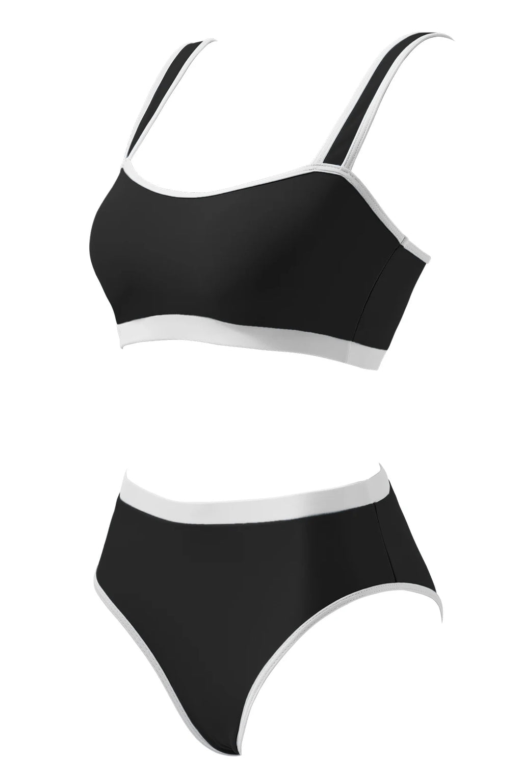 Fashion High-Waisted Swim Set